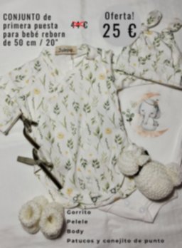 CONJUNTO para bebé reborn de 4043 cm  1617.jpg